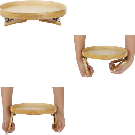 Wooden Sofa Armrest Tray